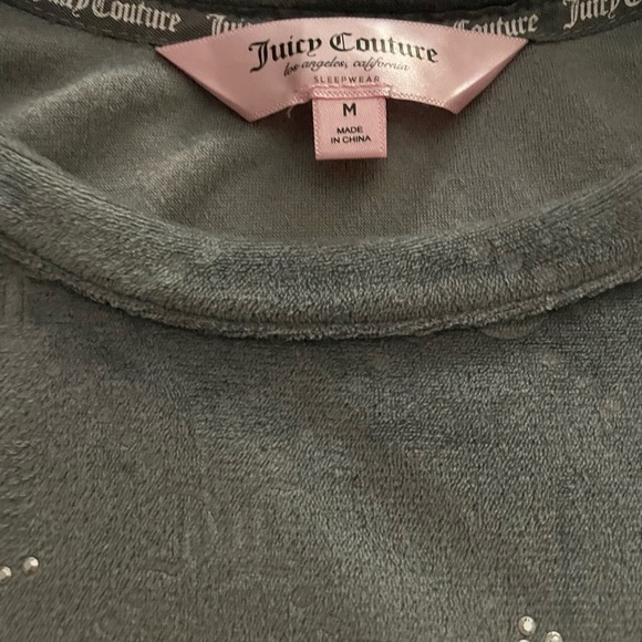 Juicy Couture Kids Metallic Gray Tee - Picture 2 of 3